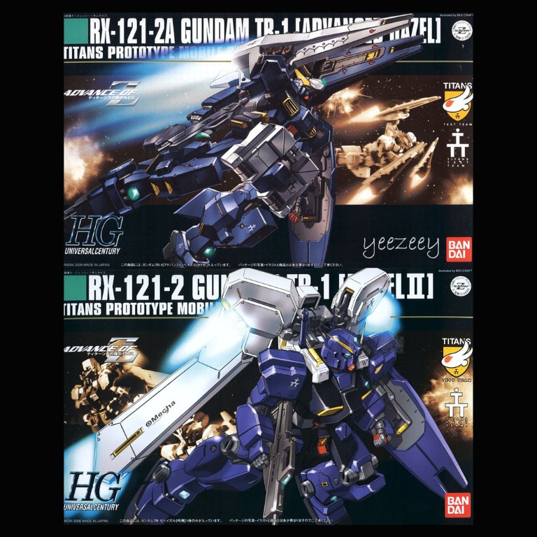Hg 057 Gundam Rx 121 2a Gundam Tr 1 Advance Hazel 069 Gundam Rx 121 2 Gundam Tr 1 Hazel Ii Hobbies Toys Toys Games On Carousell