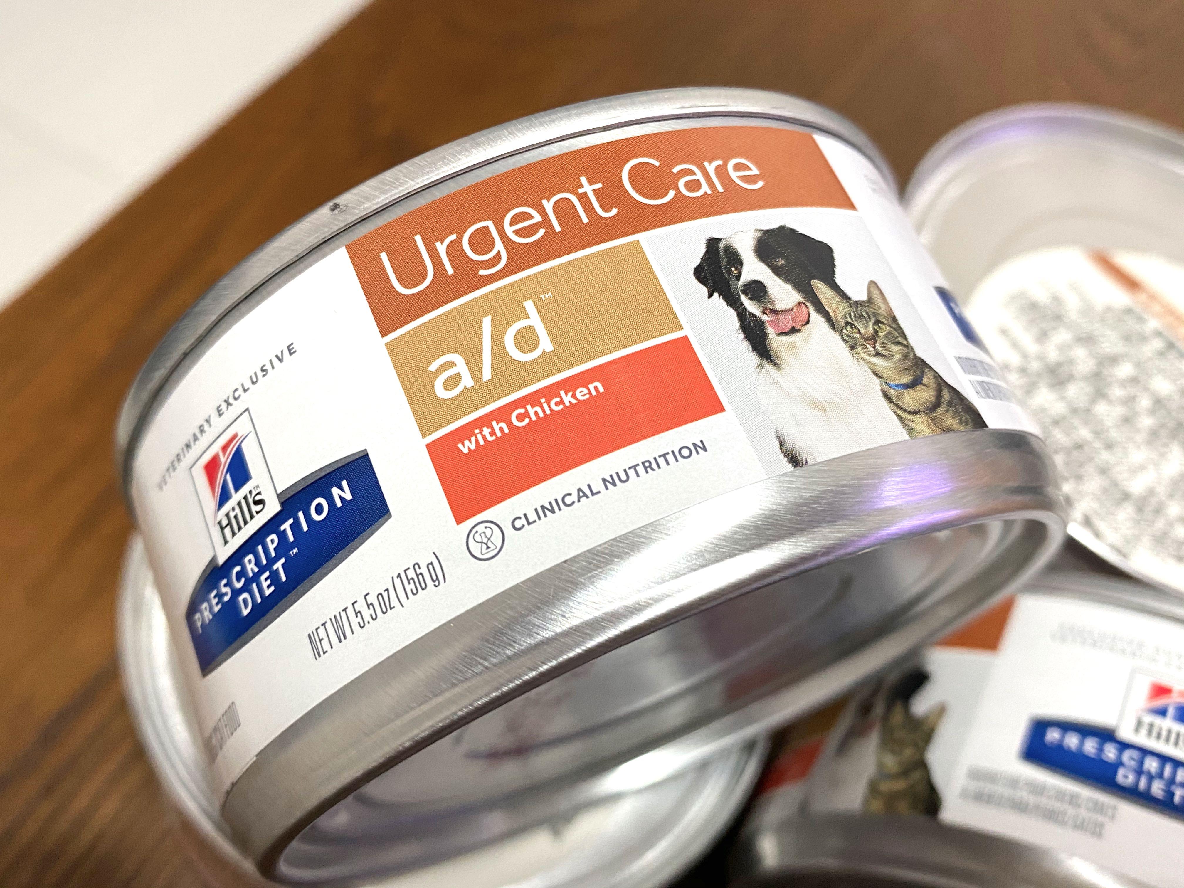Hill’s 重症護理 Urgent Care a/d 醫生處方糧罐頭濕糧 5.5oz 156g, 寵物用品, 寵物食品 Carousell