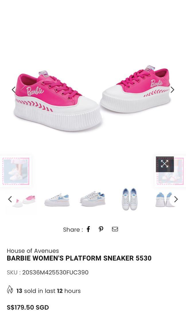 House of Avenue x Barbie Pink Platform Sneaker