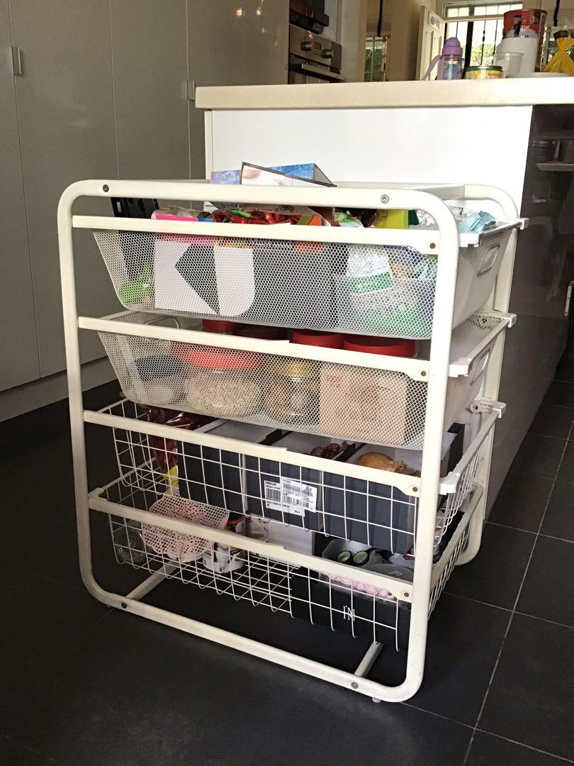 IKEA pull out basket, Furniture & Home Living, Home Improvement