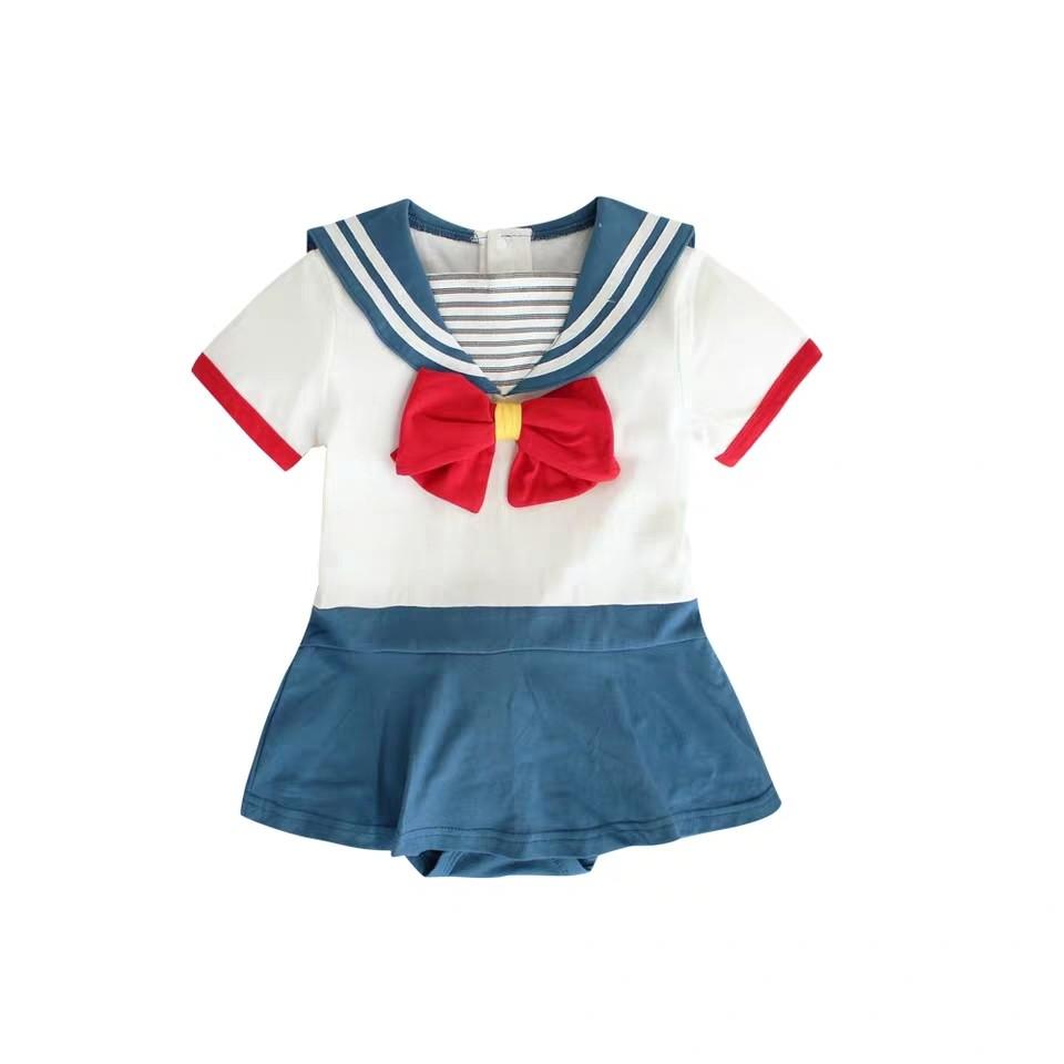 baby girl sailor romper