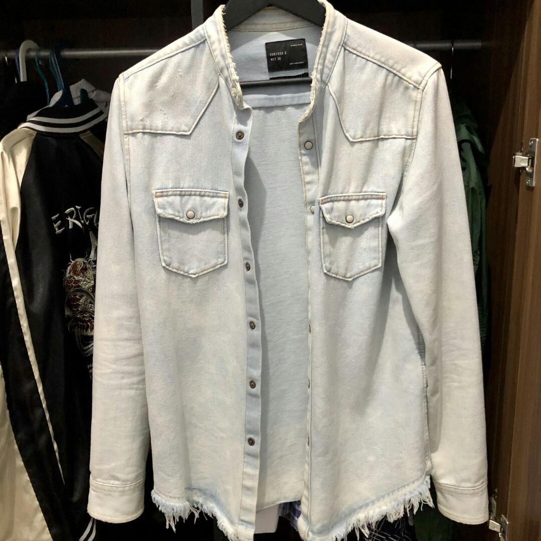 Jaket jeans cheap zara man