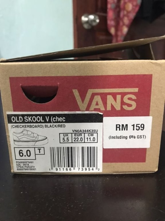 original vans box