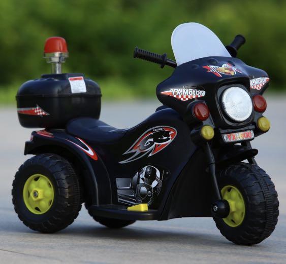 kids electric police bike