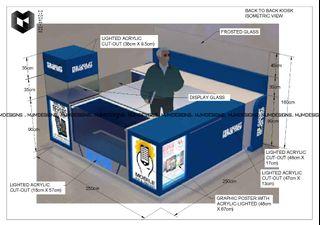 Kiosk Design | Drafting and 3D Vizualization Services