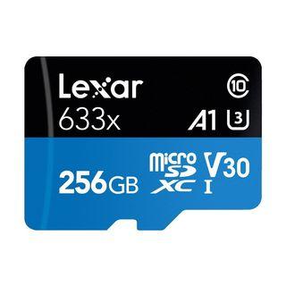 Lexar High Performance 256GB 633x A1 UHS-I Class 10 micro SD SDXC Memory Card LSDMI256BBAP633A