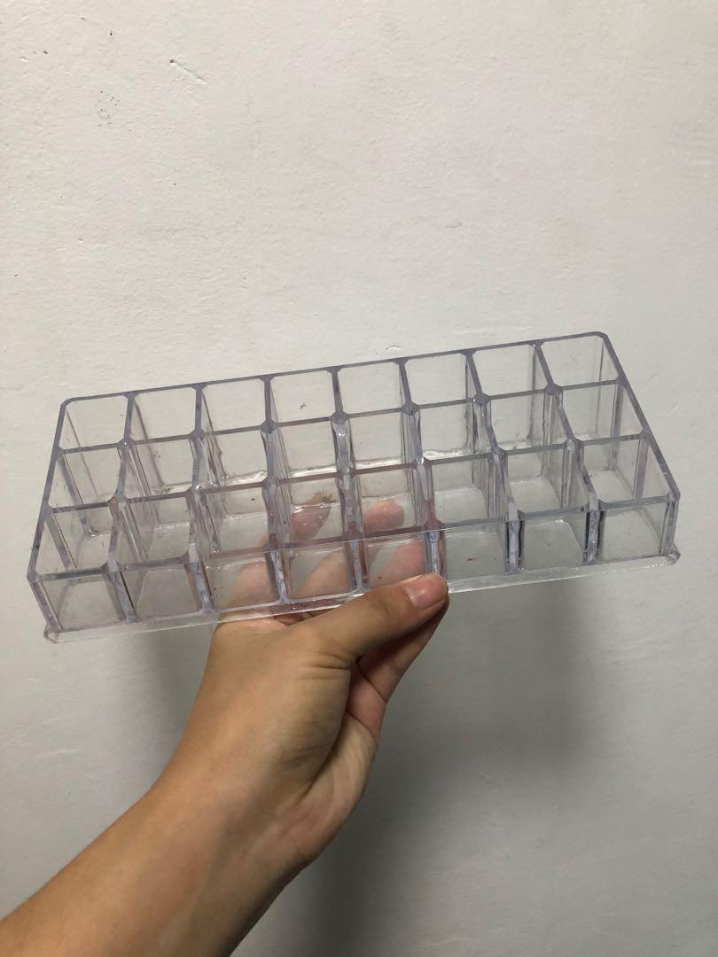 Lipstick Organizer (Category: Makeup) located in Manila. Submitted by missgrace_collection (Listing ID 1019449098, Image 2). Description: 24 slot .