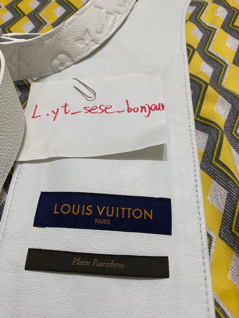 Louis Vuitton Monogram Embossed Grained Leather Cut Away Vest