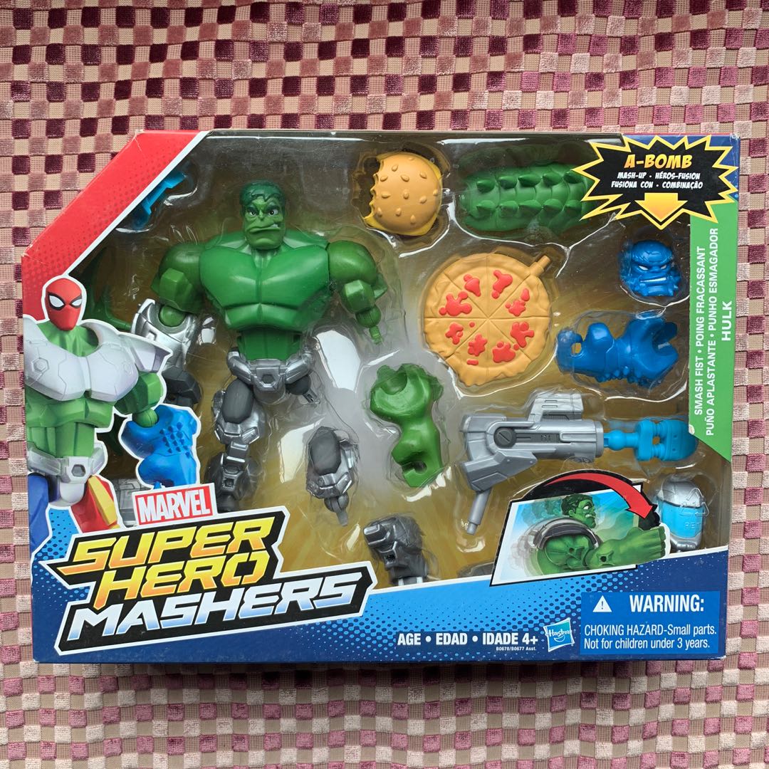 Marvel Avengers Super Hero Mashers Smash Fist Hulk Figure Model 19406737 for sale online 