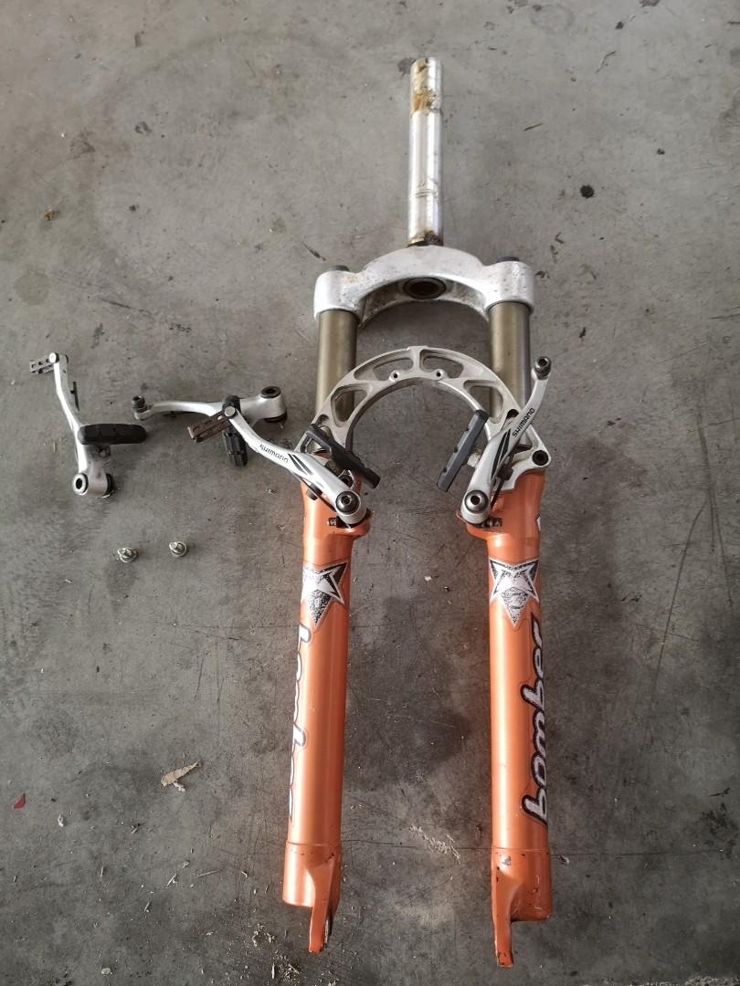 26 suspension fork v brake