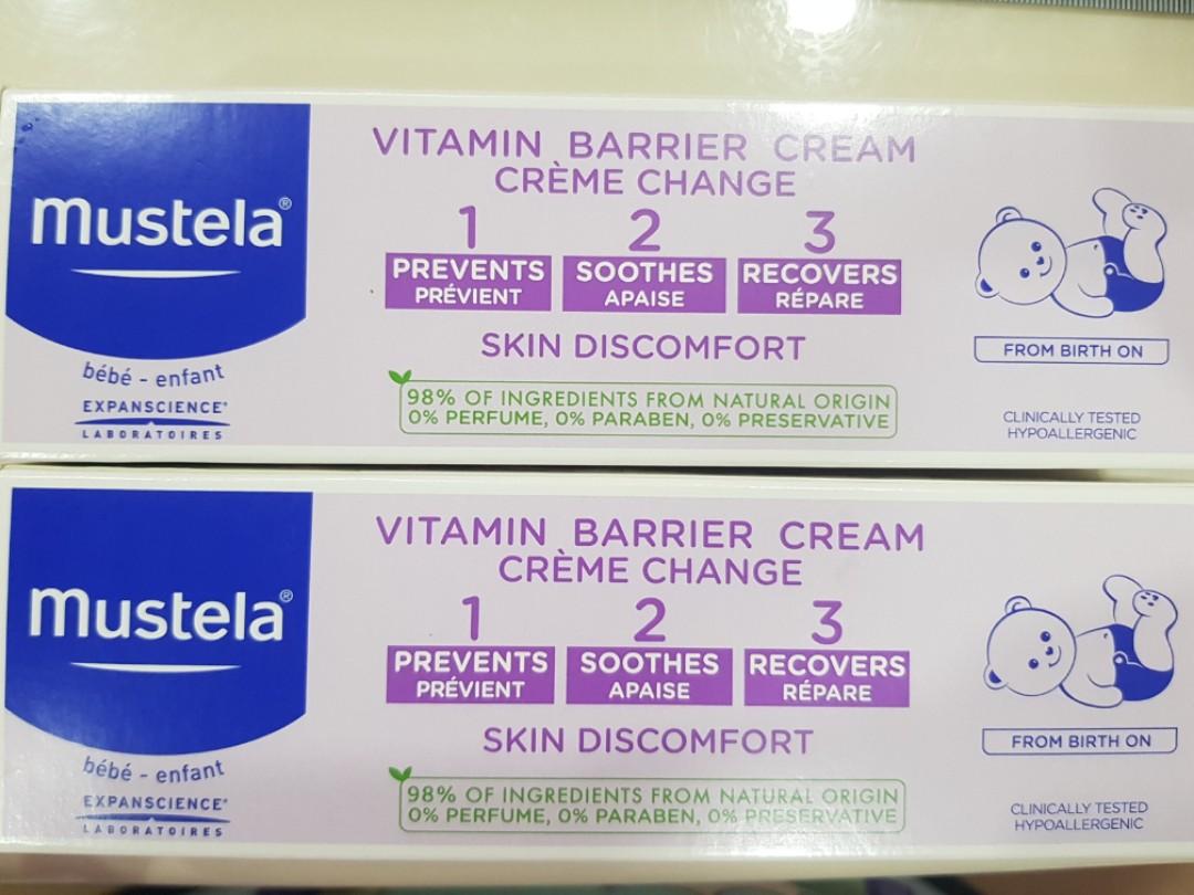 mustela barrier cream ingredients