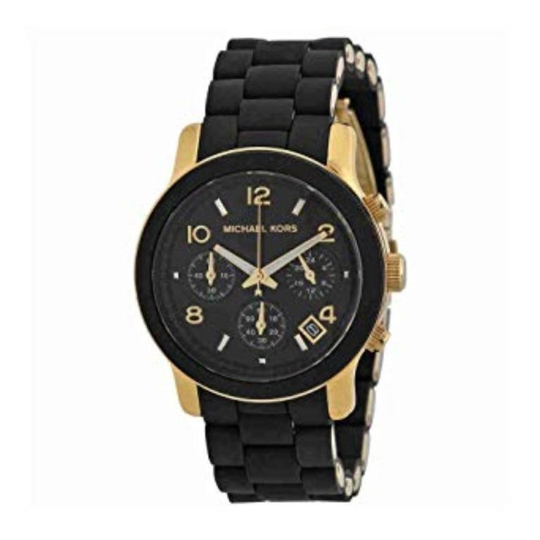 michael kors watch gold black