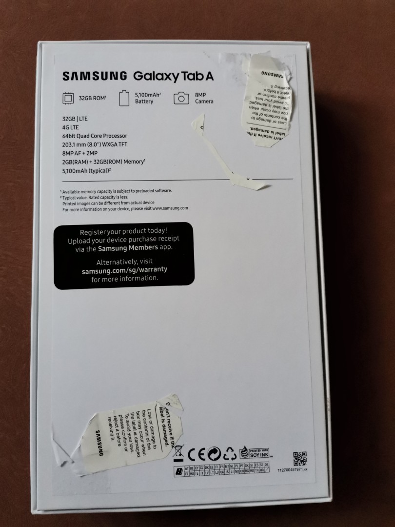 New Samsung Tab A 8 inch 2019
