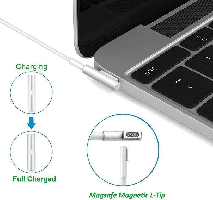 Chargeur compatible macbook pro 13 - a1278 - magsafe 1 60w model a1278/a1322