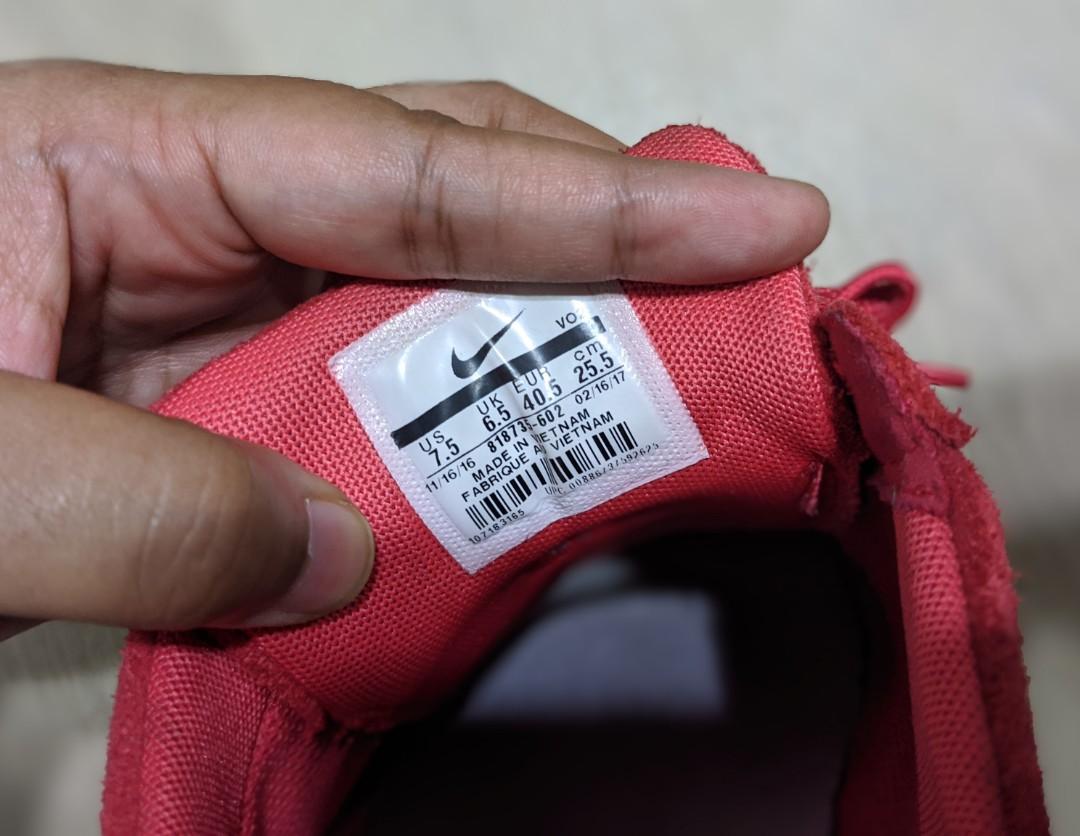 Nike air force 1 low red suede discount