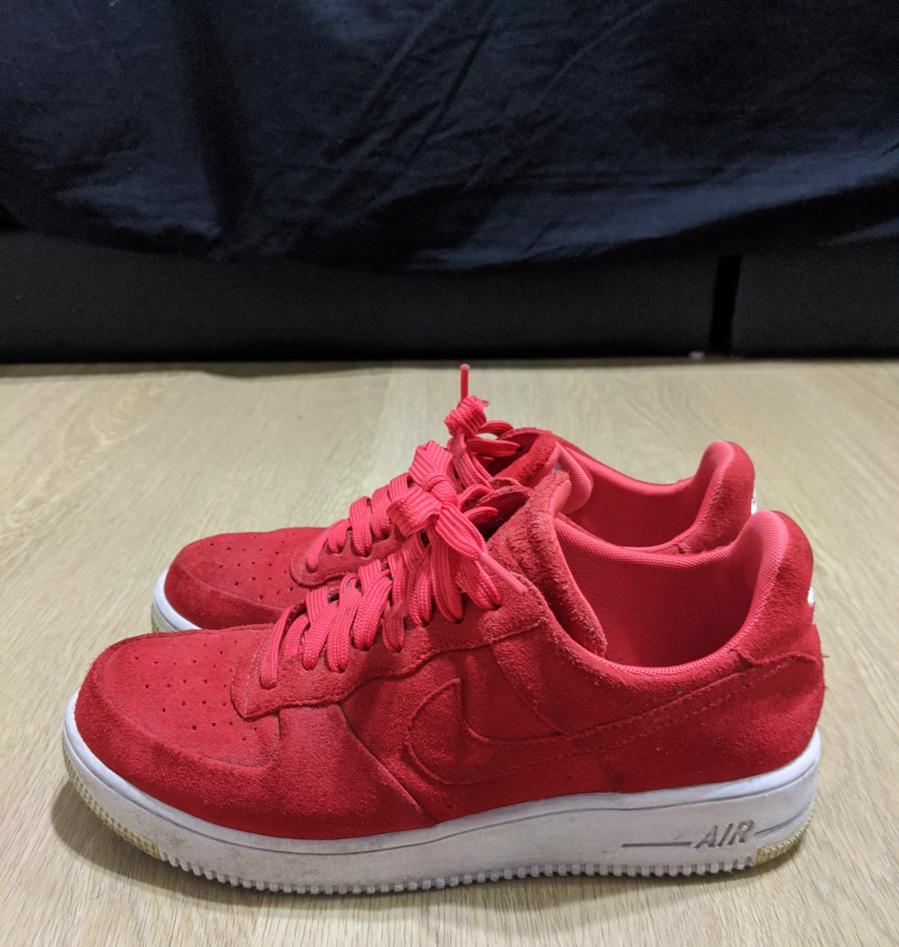 Nike Air Force 1 Low Vactech Red Suede Men s Fashion Footwear