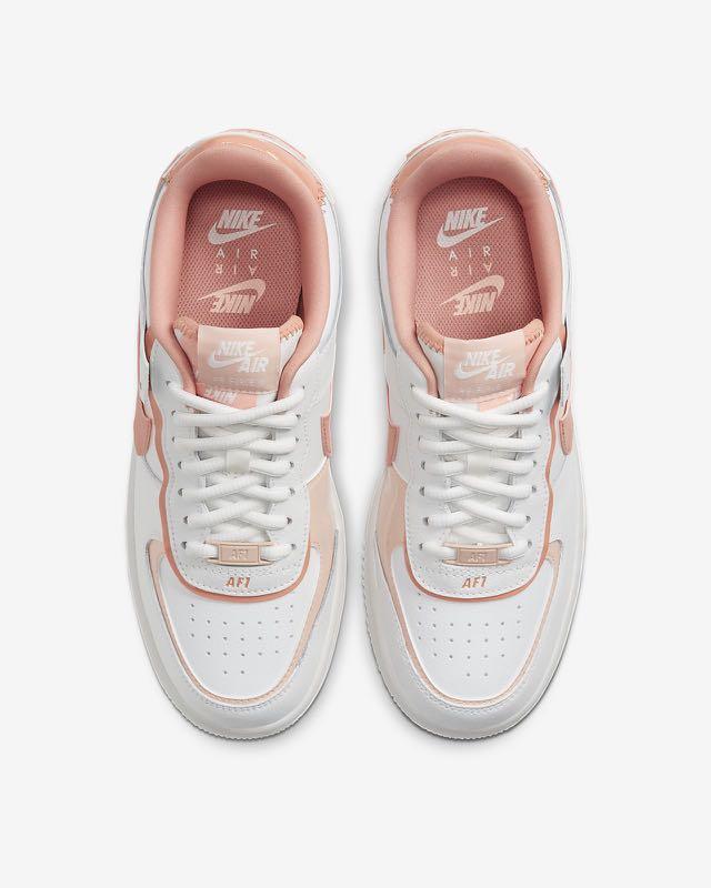 Nike Air Force 1 Shadow White Coral Pink - MI Vintage Label