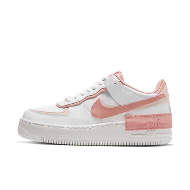 Nike Air Force 1 Shadow Coral pink / Pink quartz, Women's Fashion,  Footwear, Sneakers on Carousell