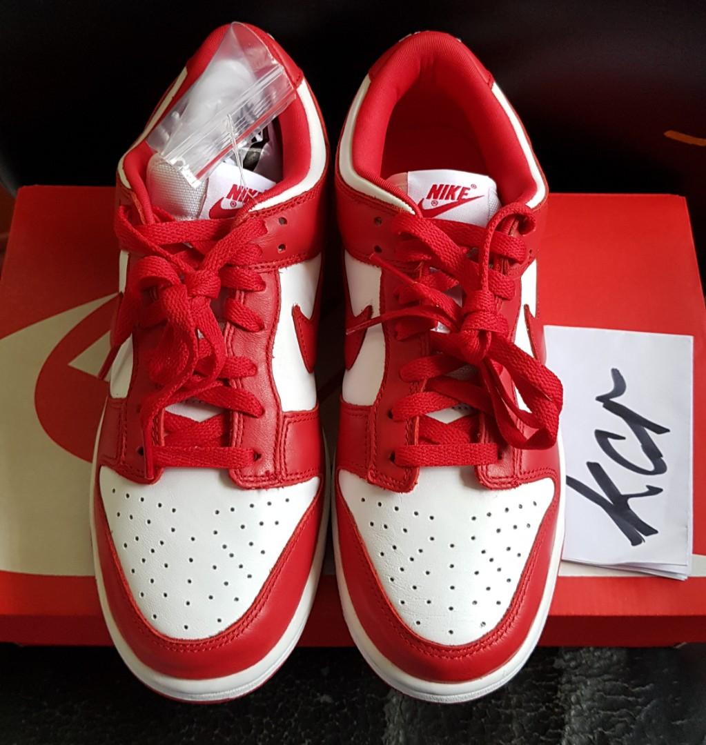 nike sb dunk low university red