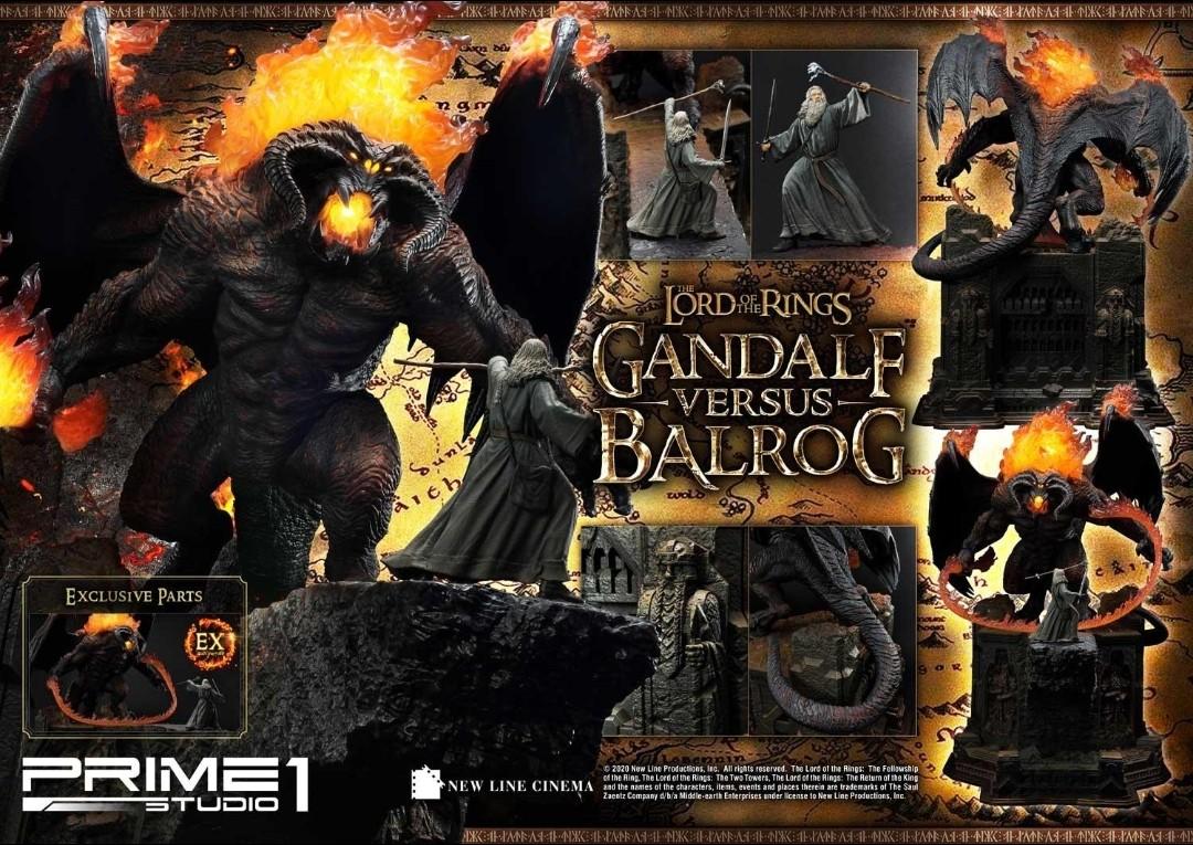 No Deposit Required Exclusive Version Prime 1 Studio The Lord Of The Rings Film Gandalf Versus Balrog Pmlotr 02ex Toys Games Bricks Figurines On Carousell