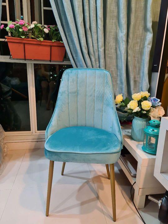 Nordic Dining Chair Tiffany Blue Colour Furniture Tables Chairs On Carousell