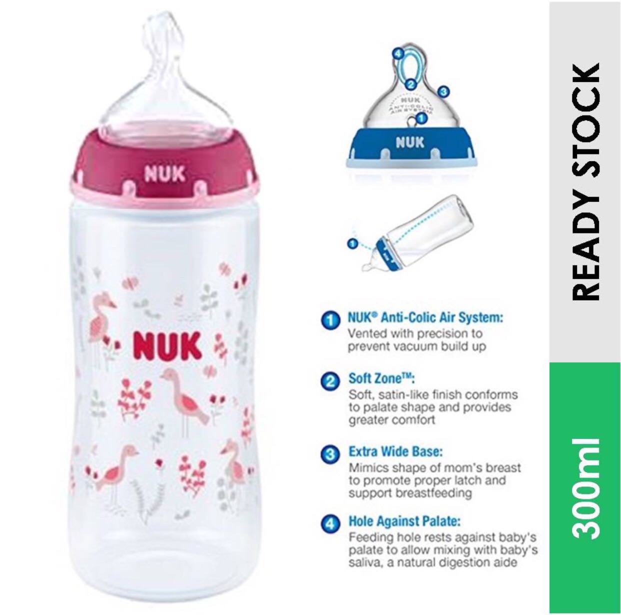 nuk bottles for high palate