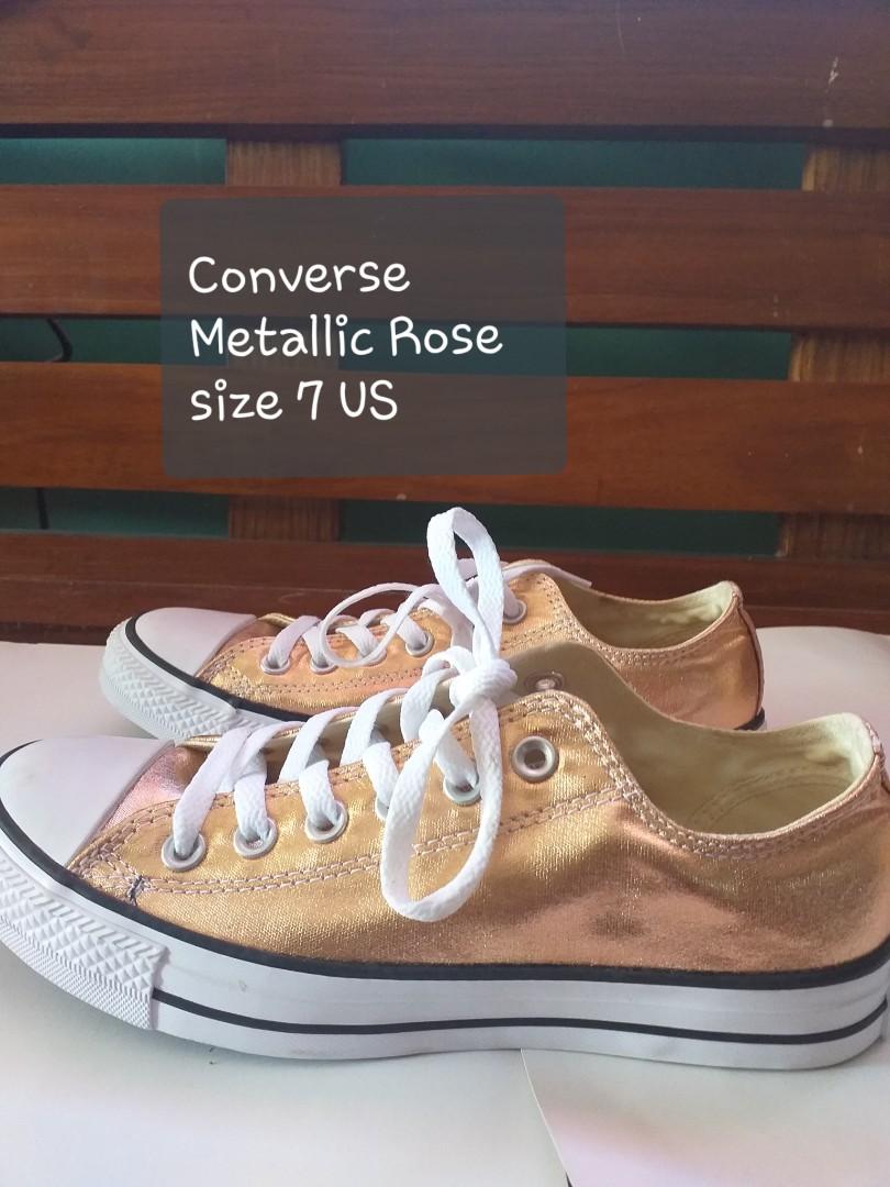 rose gold converse size 7