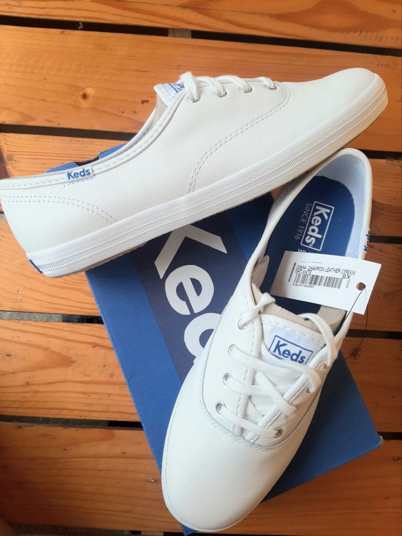 Original Keds Leather Sneakers (Brand Women's Fashion, on Carousell