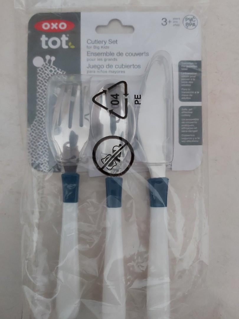 OXO Tot Cutlery Set for Big Kids - Navy