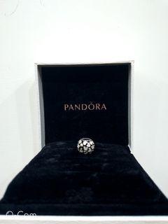 潘朵拉Pandora 14k金愛心琺瑯縷空串珠