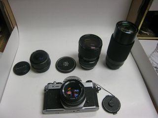 Pentax K1000 with Various Lenses