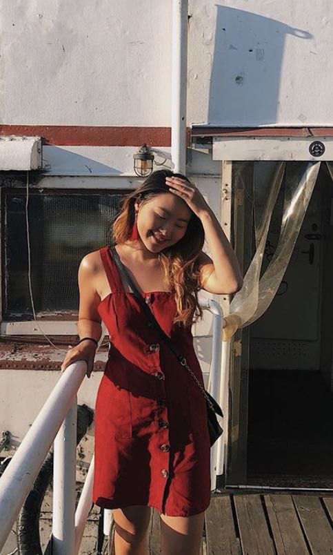 primark button dress