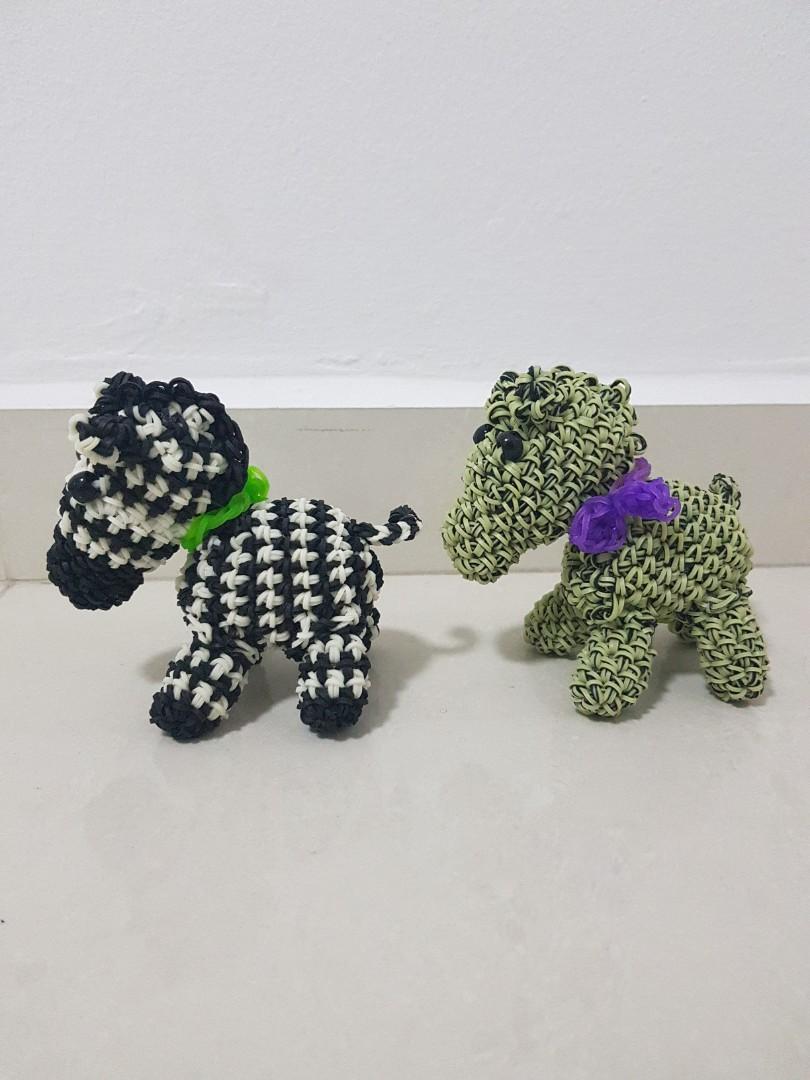Rainbow Loom Loomigurumi Zebra, Hobbies & Toys, Stationery & Craft