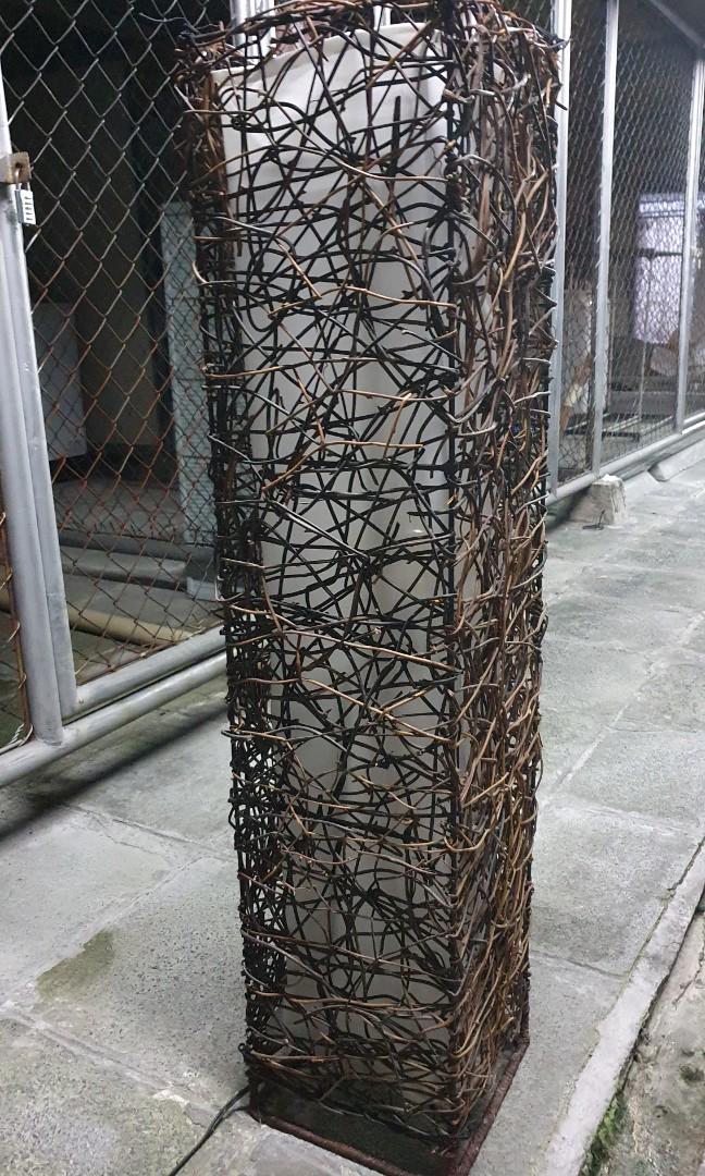 chain link floor lamp