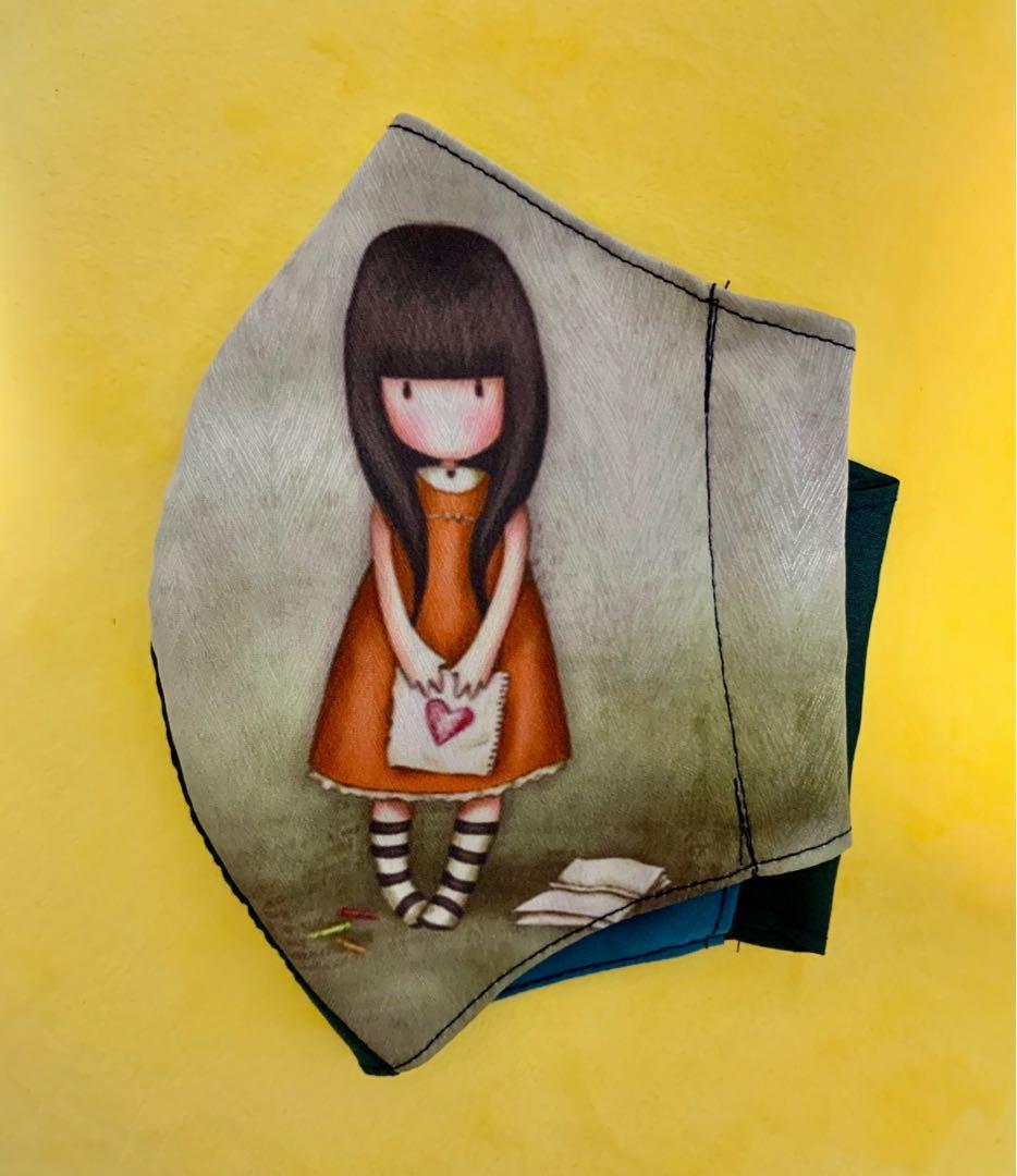 Santoro Gorjuss Fabric Reusable Mask Everything Else On Carousell