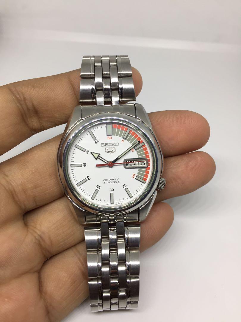 Seiko 5 Automatic Speed Racer Men S Fashion Watches On Carousell