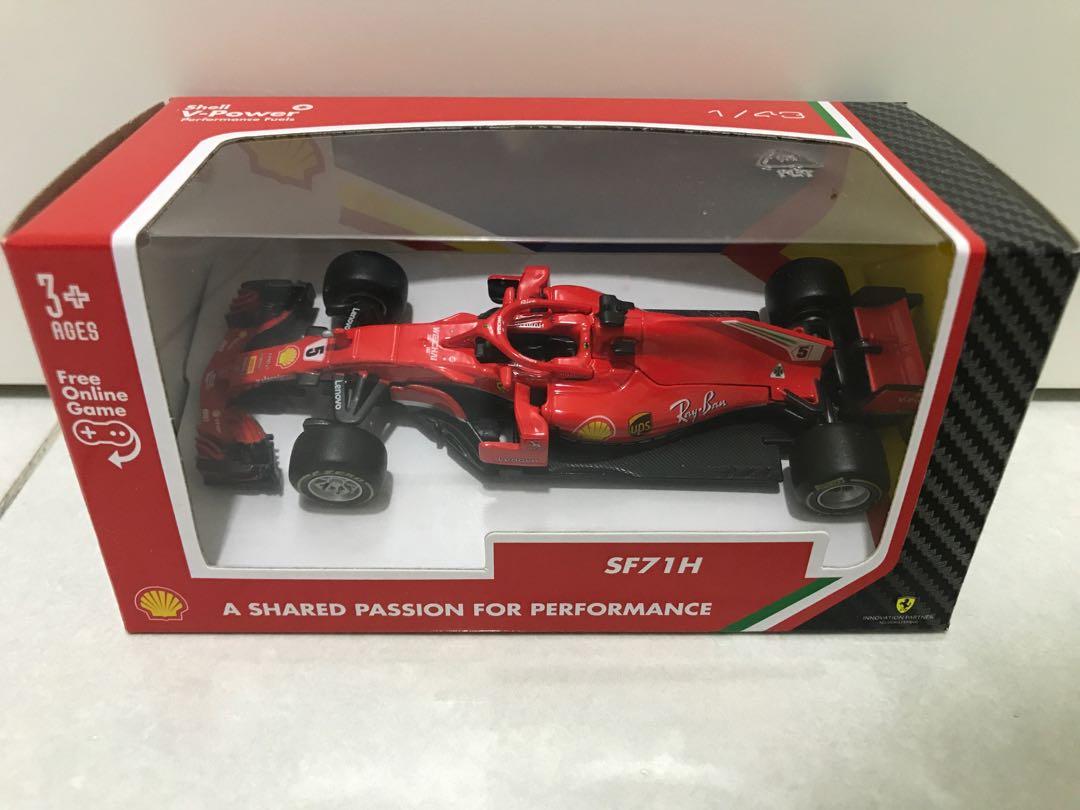Super Sale Shell V Power Ferrari F1 Sf71h 1 43 Scale Toys Games Diecast Toy Vehicles On Carousell