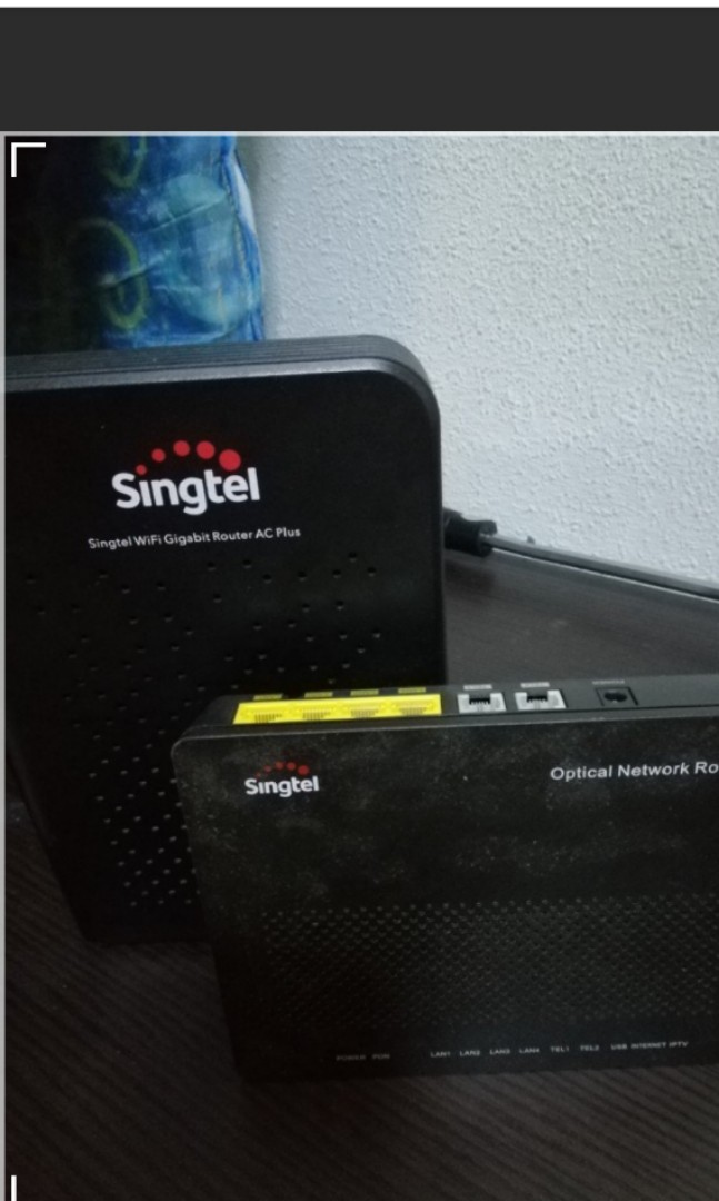 Singtel WIFI router & modem, Computers & Tech, Parts & Accessories ...