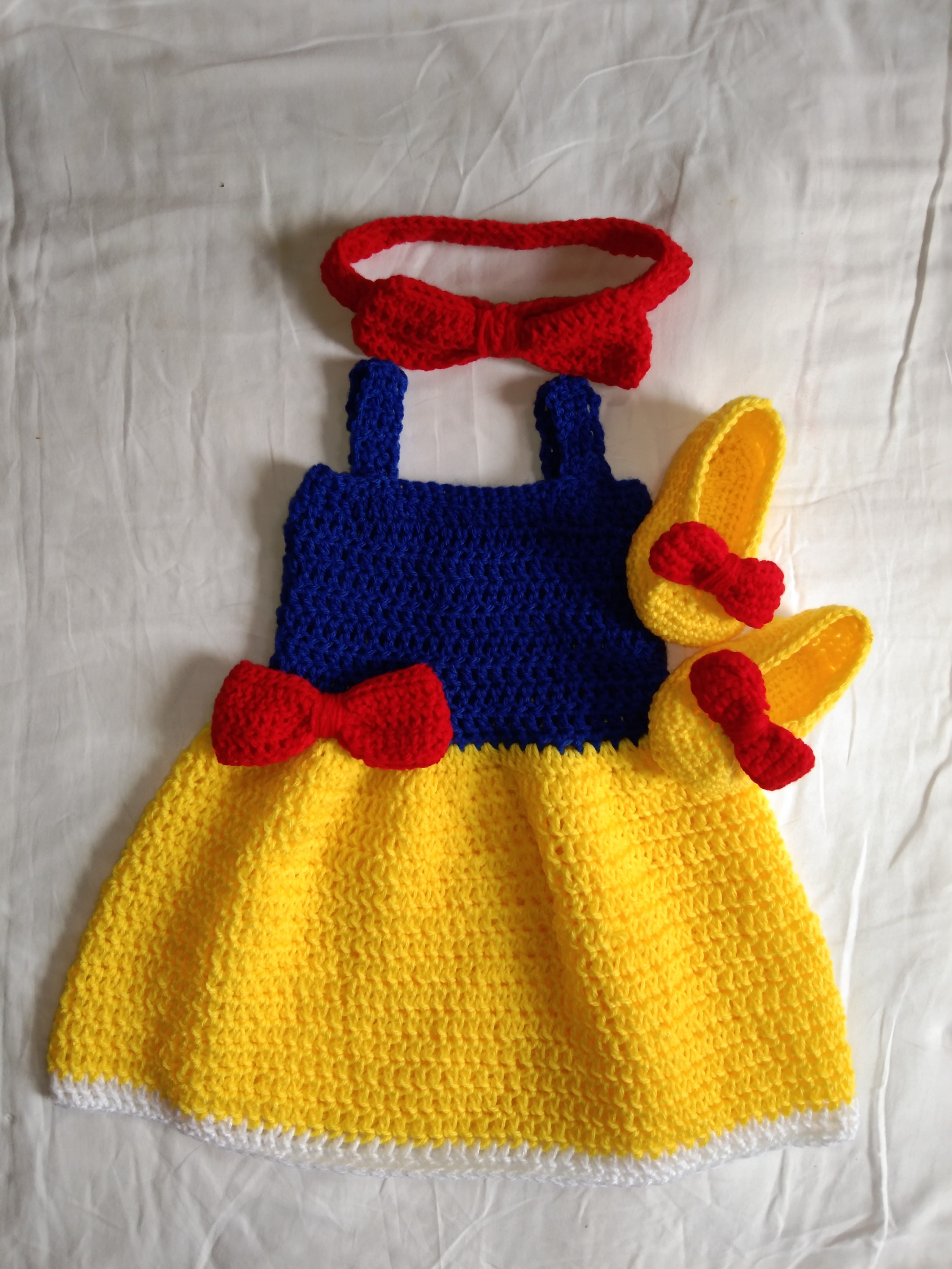 Snow White Crochet Dress