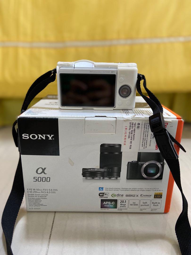 Sony A5000 + kit lens 1650mm, Photography, Cameras, Mirrorless on