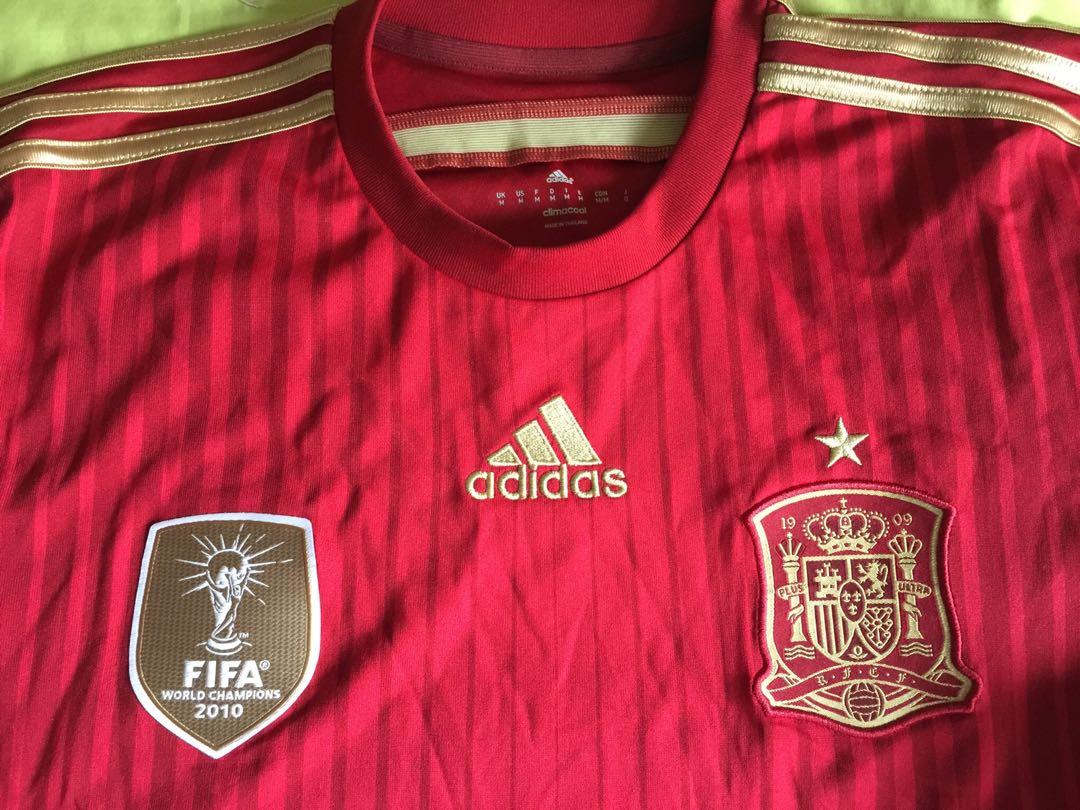 Spain FIFA World Cup 2010 Champion Jersey, Men&rsquo;s Fashion, Activewear on