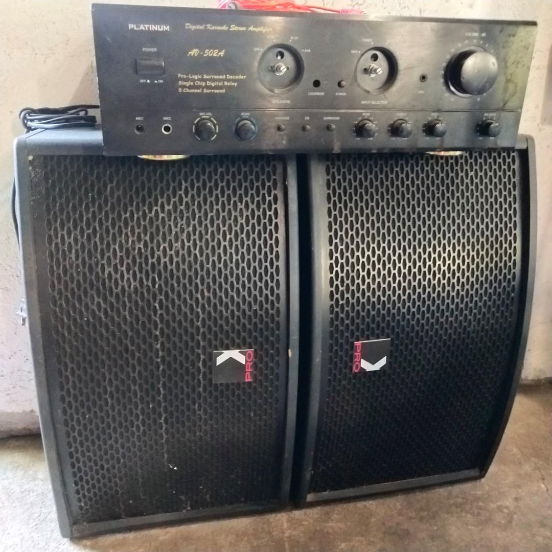 platinum speaker and amplifier