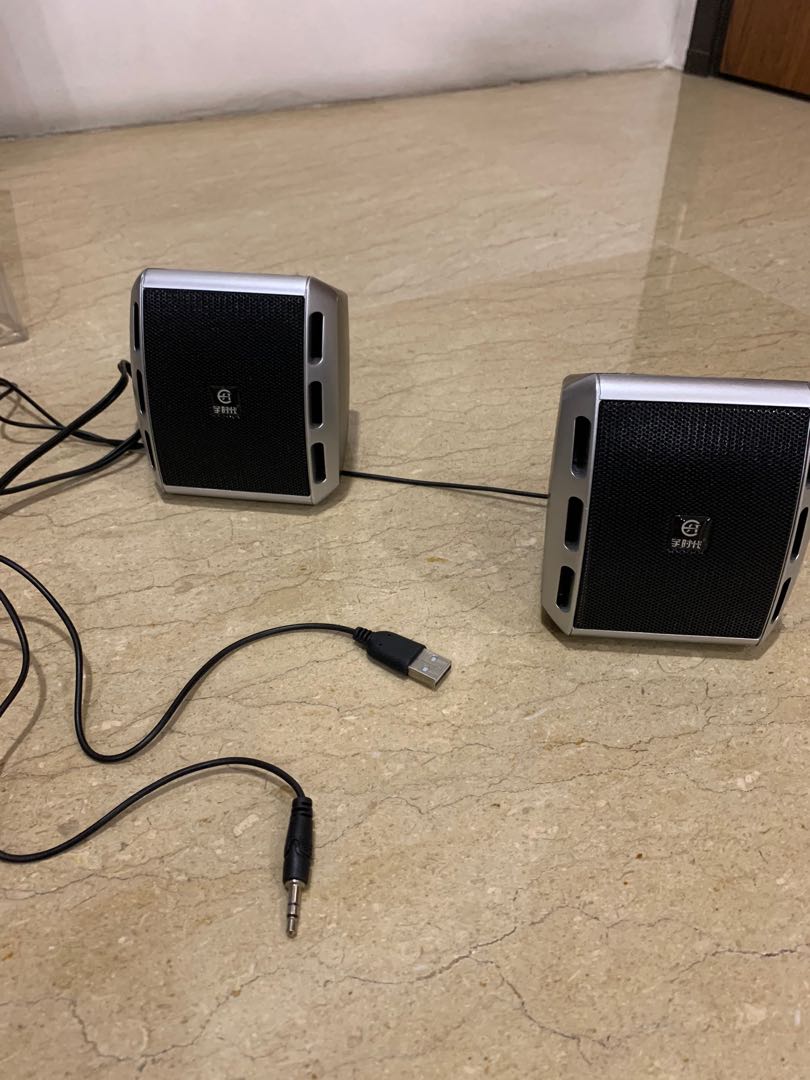 USB Power Multimedia Stereo Wired Computer Speakers 3.5mm Jack for