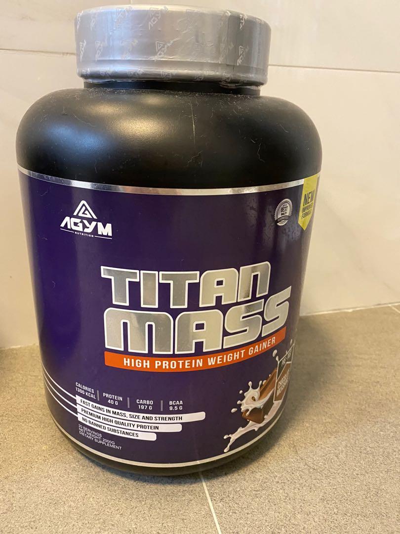 Titan Mass Weight Gainer Protein Powder Sports Equipment Exercise Fitness Toning Stretching Accessories On Carousell