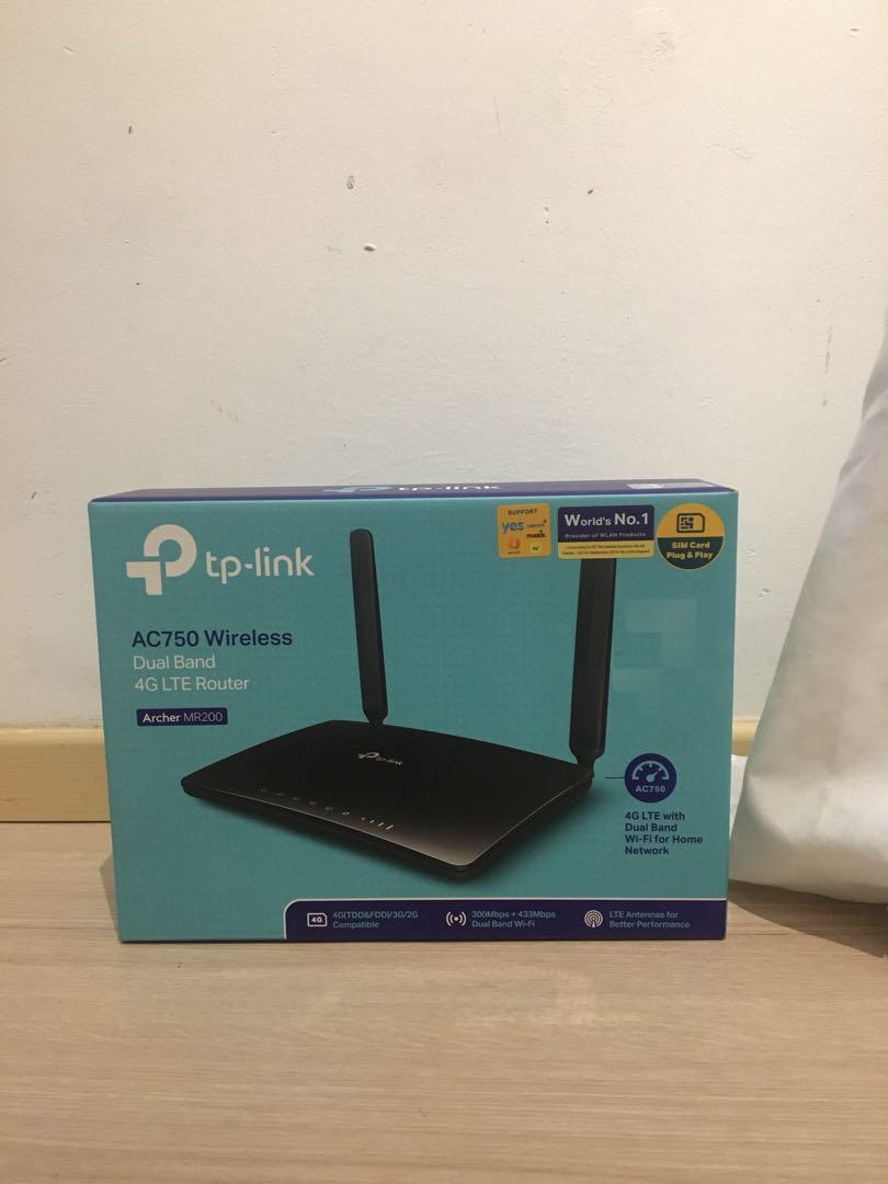 Tp Link 4g Lte Router Ac 750 Wireless Electronics Computer Parts Accessories On Carousell