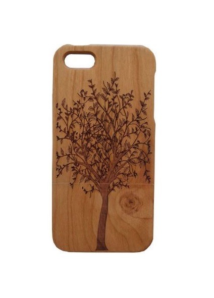 Tree of life print Iphone 5/5s/6 wooden engraved bamboo case
