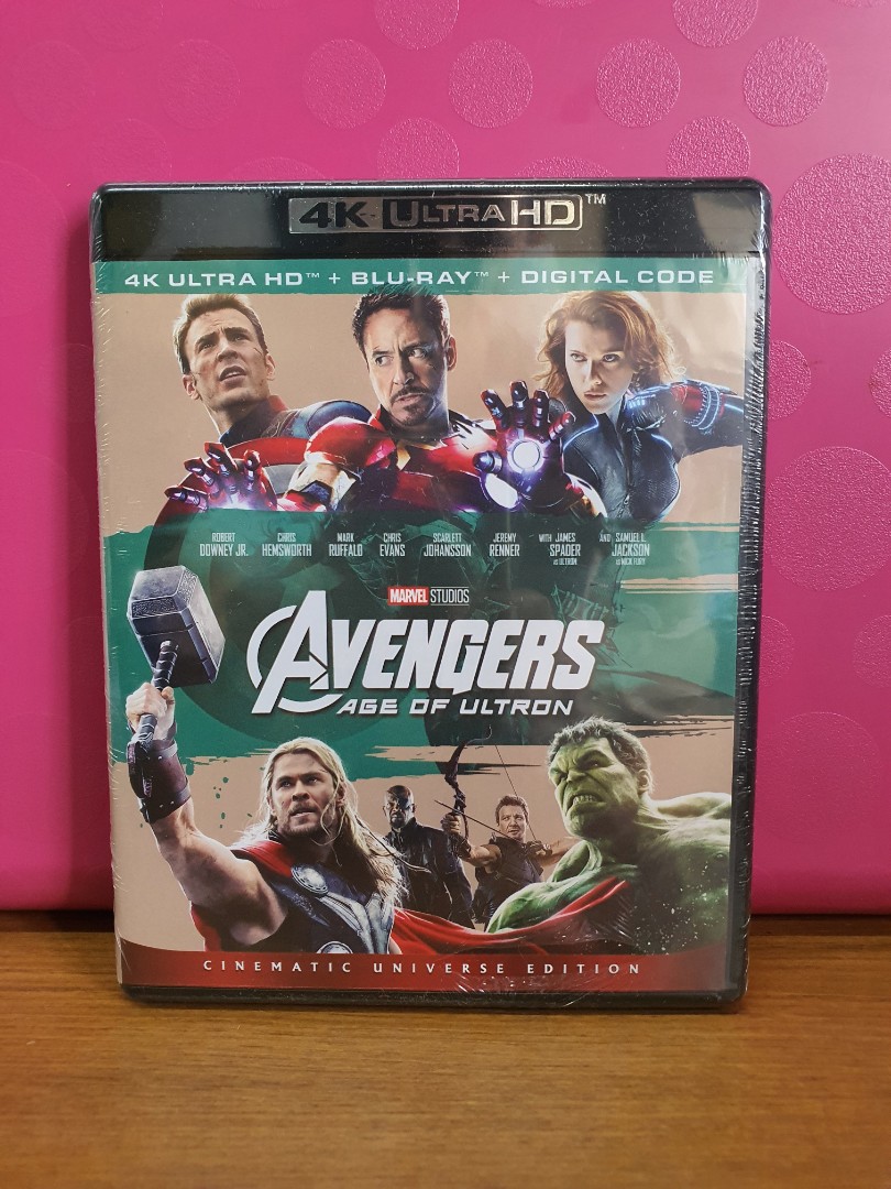 Usa Blu Ray 4k Uhd Avengers 2 Age Of Ultron Walmart Exclusive Poster Atmos Music Media Cds Dvds Other Media On Carousell