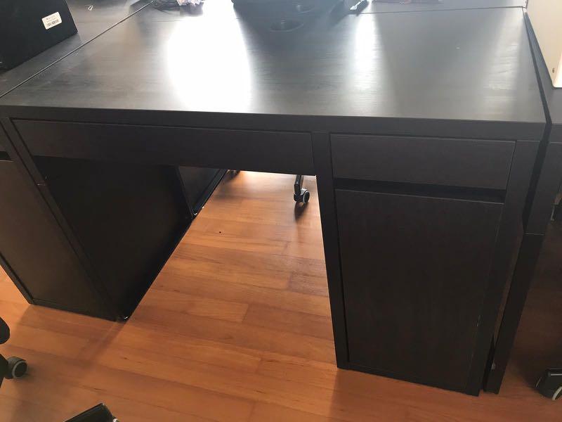Used Micke Office Desk with drawers and Furniture & Home