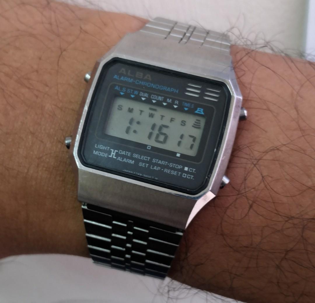 alba digital watch