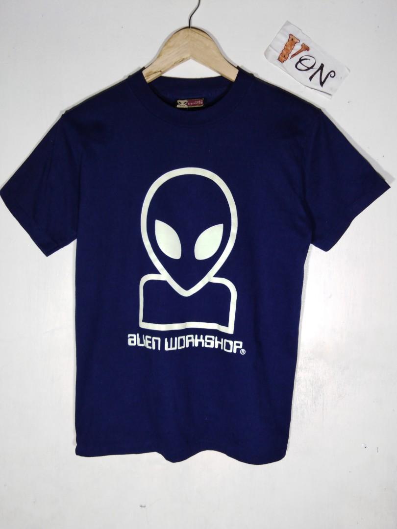 Vintage Alien Workshop Glow In The Dark Men S Fashion Clothes Tops On Carousell